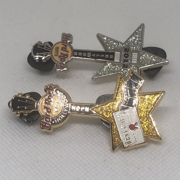 2012 Hollywood award silver star guitar, Hollywood 2012 gold award guitar - Picture 3 of 16